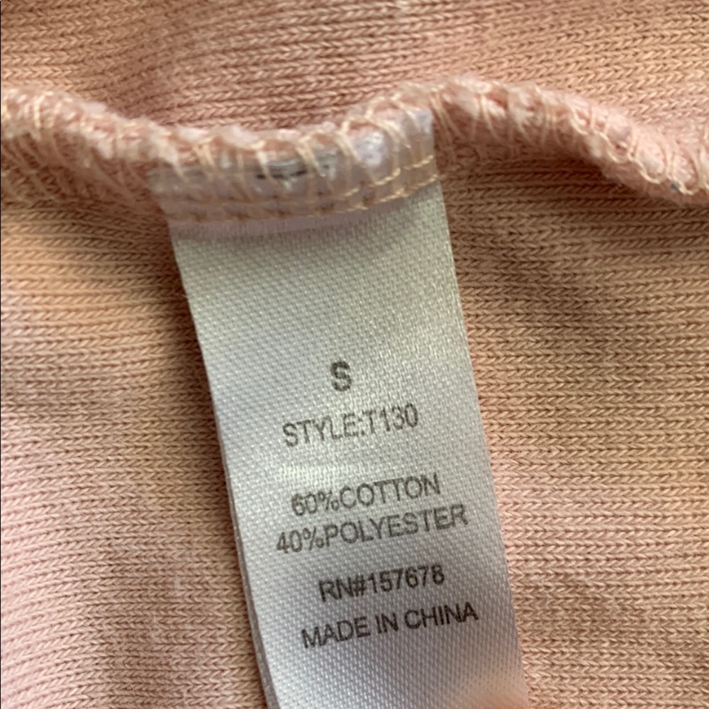 Reflex Pink Crop Short Sleeve Tee - Women’s Small - Picture 7 of 12